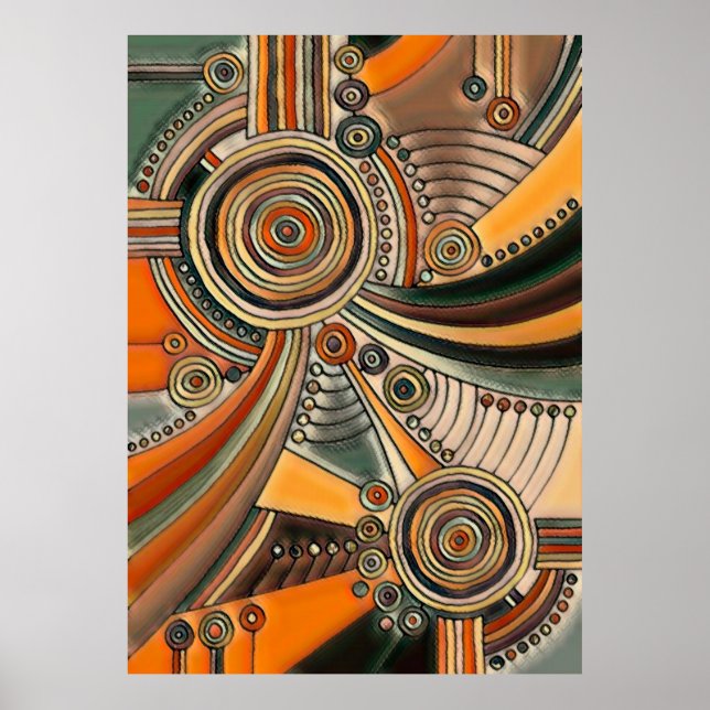 Póster Mano dibujada por EDDArt - Pensamientos 1 (Frente)