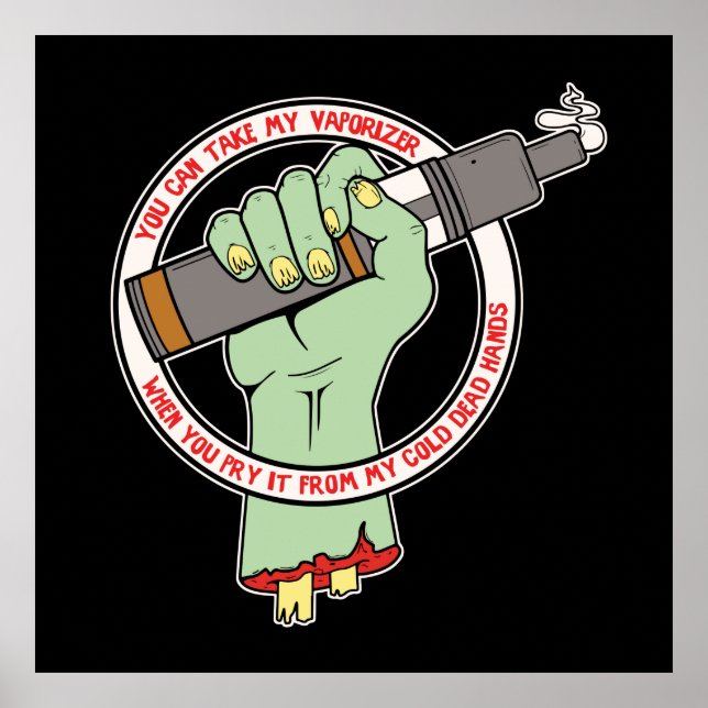 Póster Mano fría muerta (Frente)