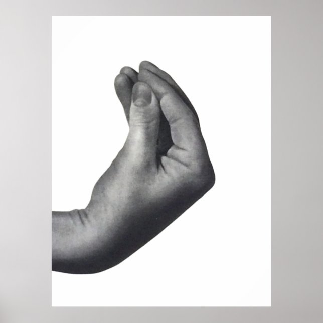 Póster Mano italiana (Frente)