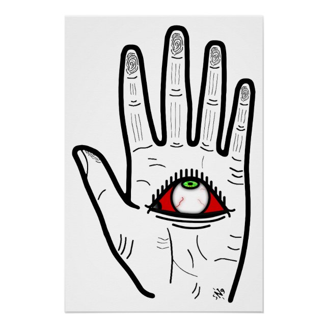 Póster Mano ojo que todo lo ve (Anverso)