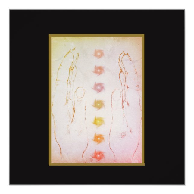 Póster Manos curativas (Anverso)