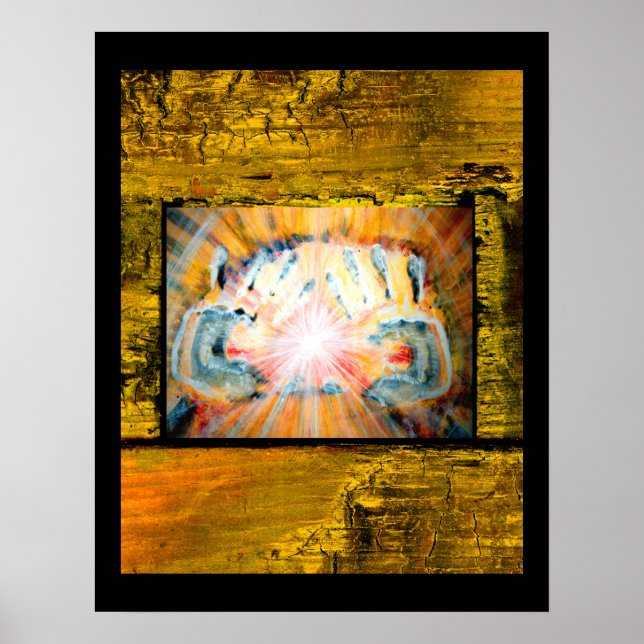 Póster Manos curativas (Frente)