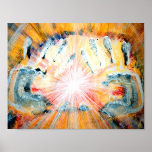 Póster Manos curativas (Frente)