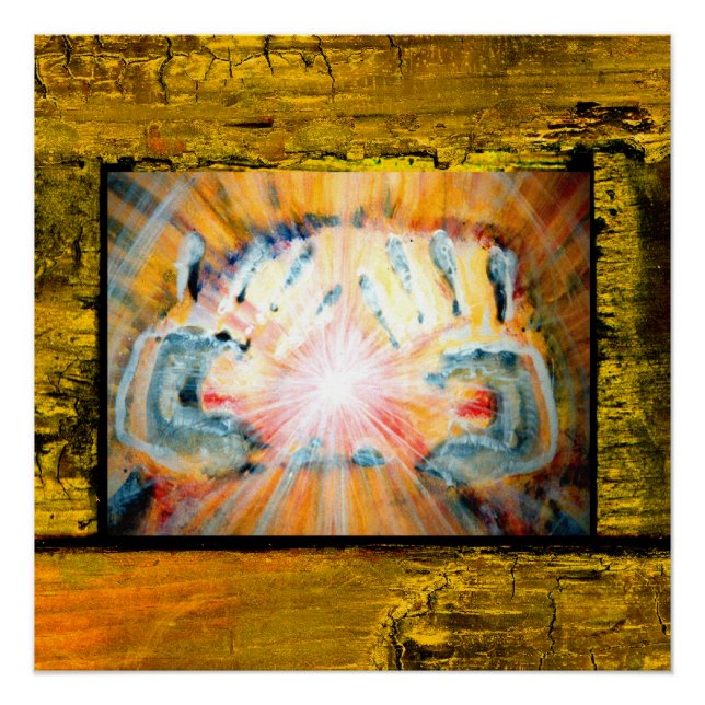 Póster Manos curativas (Anverso)