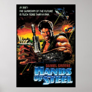 Póster Manos de acero