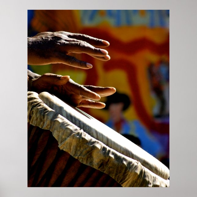 Póster Manos de tambor (Frente)