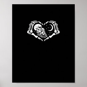 Póster Manos del corazón de Skeletons