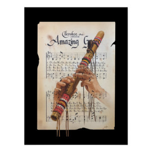 Póster Manos del fabricante de música