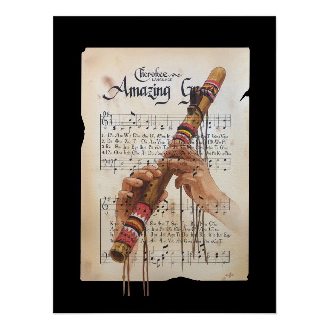 Póster Manos del fabricante de música (Anverso)