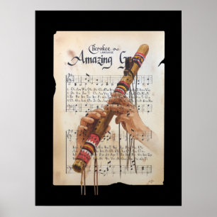Póster Manos del fabricante de música