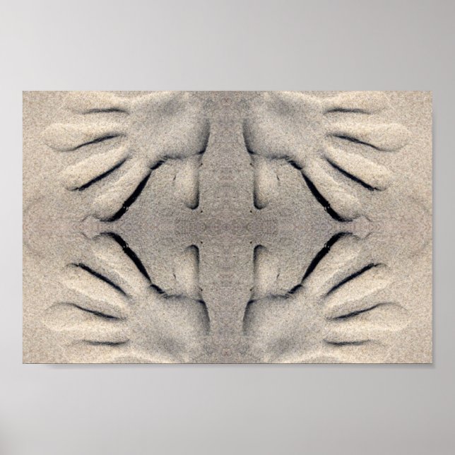 Póster Manos en las arenas (Frente)