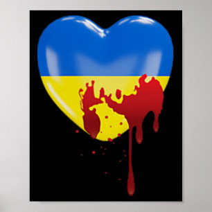 Póster Manos Fuera de Ucrania En Protesta Ucraniana Contr