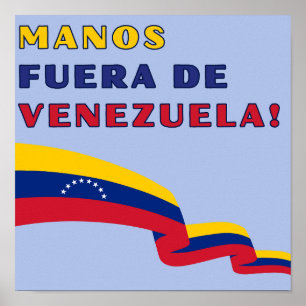 Póster Manos Fuera De Venezuela
