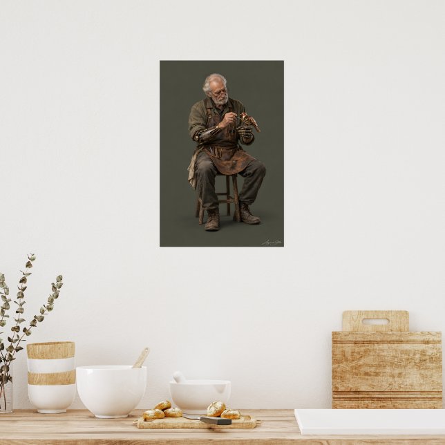 Póster Manos viejas (Cocina)