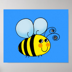 Póster Manosee la abeja