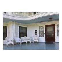 Mansión Histórica Seelye Abilene, Kansas, Pórtico