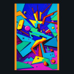 Póster Manslamitizer - Ken Gage Art<br><div class="desc">Manslamitizador. 2024,  Ken Gage. Arte digital: abstracto.</div>