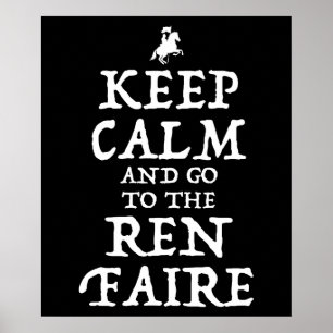 Póster Mantén La Calle Y Ve A La Feria De Ren