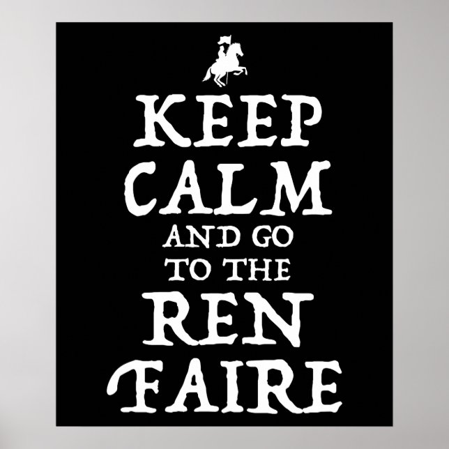 Póster Mantén La Calle Y Ve A La Feria De Ren (Frente)