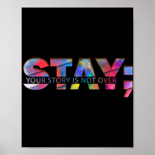 Póster Mantén Tu Historia No Es Sobre La Conciencia Del S