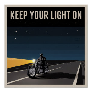 Póster Mantén Tu Luz Encendida