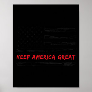 Póster Mantener a América Grande Donald Trump Elección Us