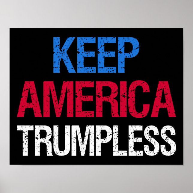 Póster Mantener a Estados Unidos sin Trump I (Frente)