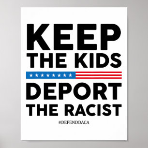Póster Mantener A Los Niños Deportar La Resistencia