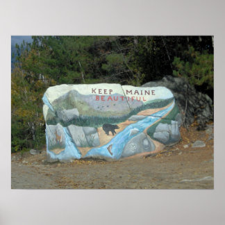 Póster Mantener a Maine Beautiful Poster