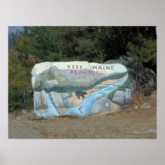 Póster Mantener a Maine Beautiful Poster (Frente)
