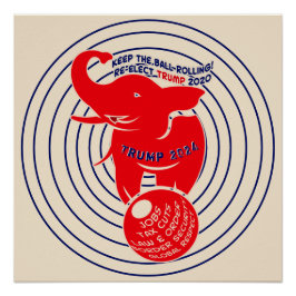 Póster Mantener A Trump En La Bolsa 2024