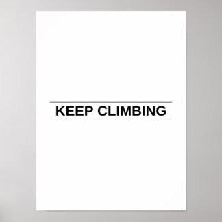 Póster Mantener ascenso - Poster motivacional