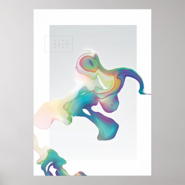 Póster Mantener el color (Frente)