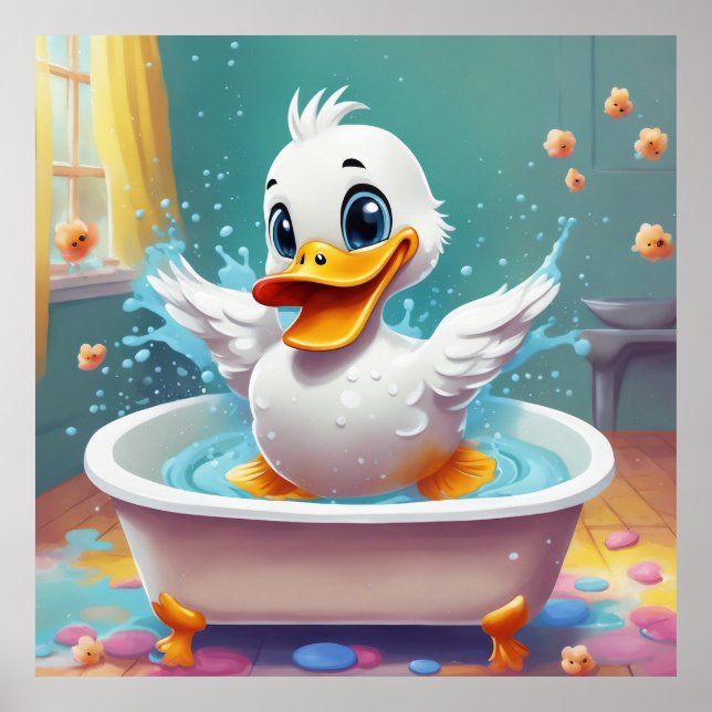 Póster Mantener el diseño del pato o diseñar su propio Po (Frente)