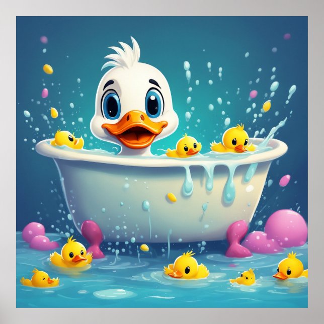 Póster Mantener el diseño del pato o diseñar su propio Po (Frente)