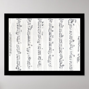 Póster Mantener El poster De Música De La Hoja De Promesa