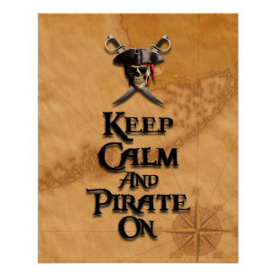 Póster Mantener La Calle Y La Piratería