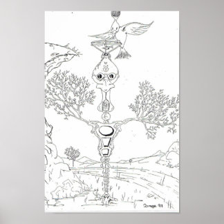 Póster Mantener la calma