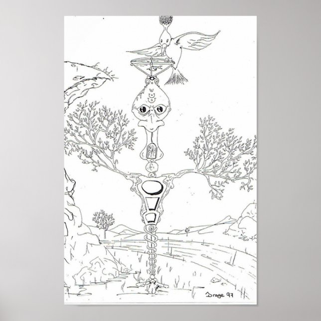 Póster Mantener la calma (Frente)