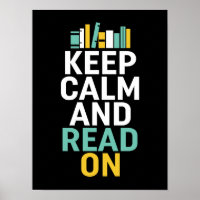 Mantener la calma en lectura en el Poster para el