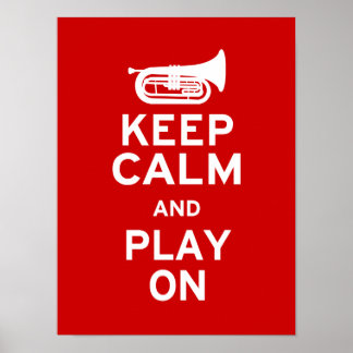 Póster Mantener la calma - Marchando por Baritone