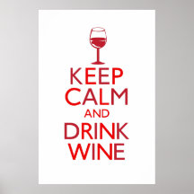 Mantener la calma y beber vino