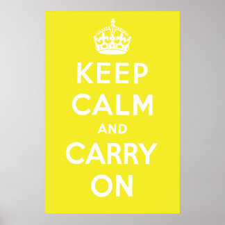 Póster Mantener la calma y continuar con el Poster - Amar