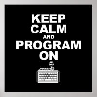 Mantener la calma y programar