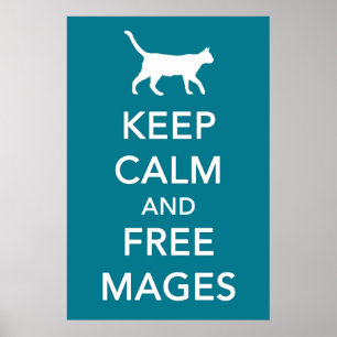 Póster Mantener los ángulos de calma