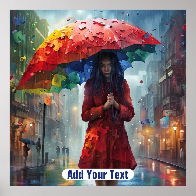 Póster Mantener o diseñar el suyo propio (Frente)