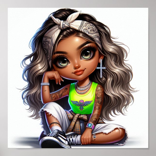 Póster Mantener o diseñar el suyo propio (Frente)