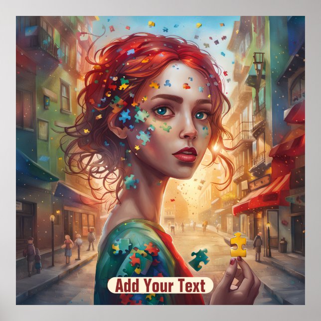 Póster Mantener o diseñar el suyo propio (Frente)