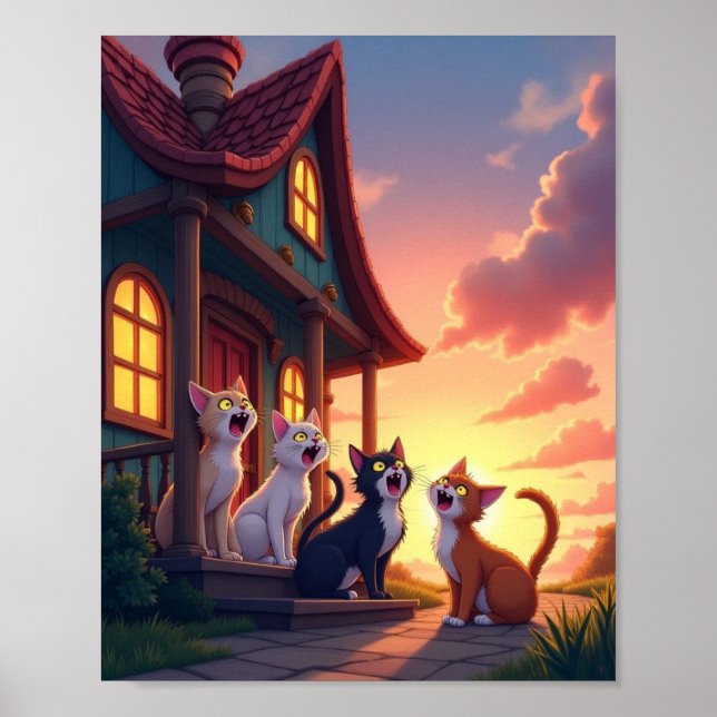 Póster Mantener o diseñar el suyo propio (Frente)