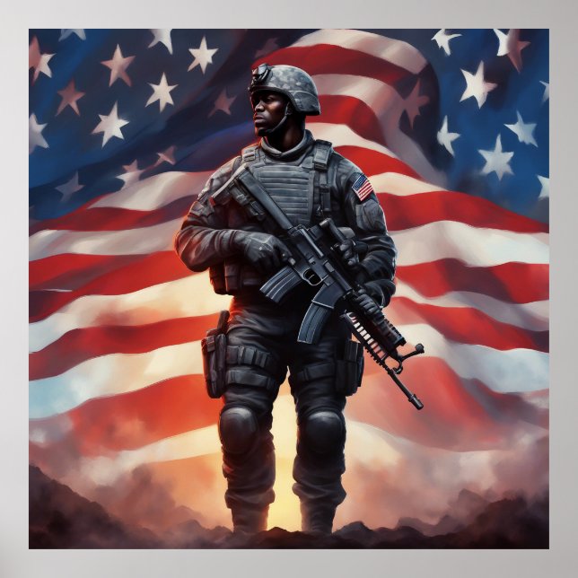 Póster Mantener o diseñar el suyo propio (Frente)